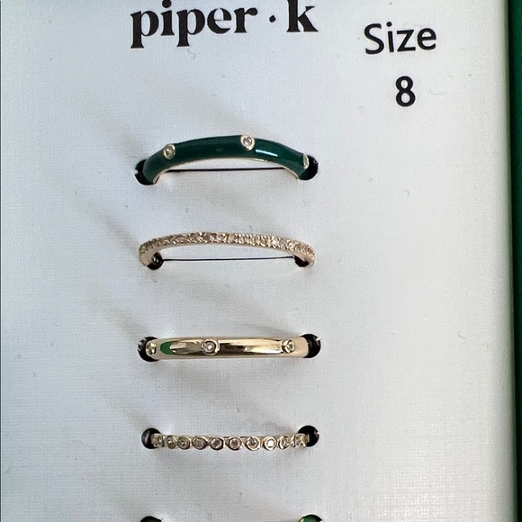 Piper K | Stackable Ring Set ~ Size 8 & Size 9 - Picture 3 of 8